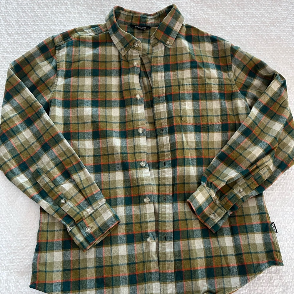Eddie Bauer Plaid Button-Down Shirt